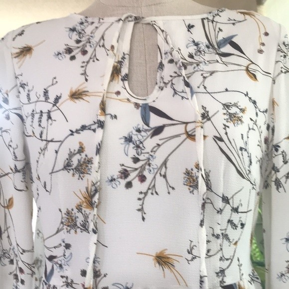 Asos Brand Autumn Floral Asymmetrical Midi Dress - Picture 3 of 9